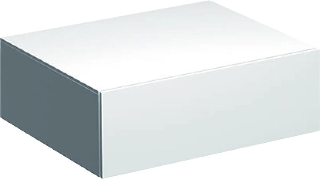 Dulap suspendat Geberit Xeno2 58x46.2x20cm cu un sertar, alb lucios