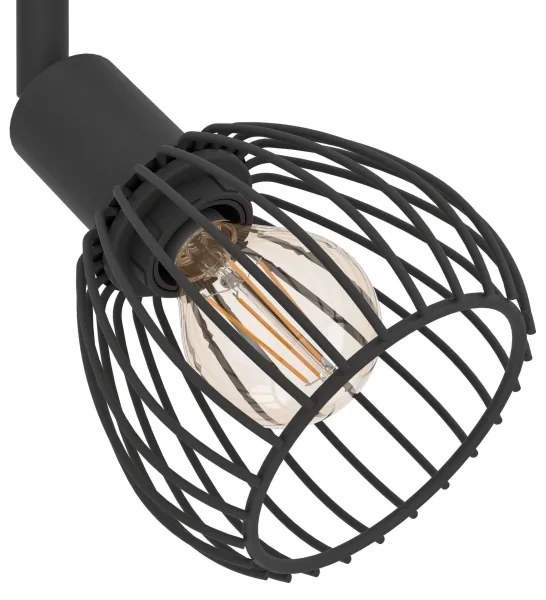 Spot Eglo 901039 SONNINO 2xE14/40W/230V negru