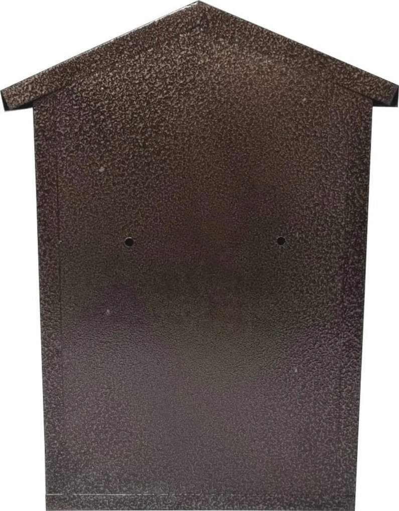 Cutie postala metalica cu 2 chei HouseXL® MailBox, Dimensiune 39X28X7.5 cm, Vopsita in camp electrostatic, Tabla groasa, Model casuta