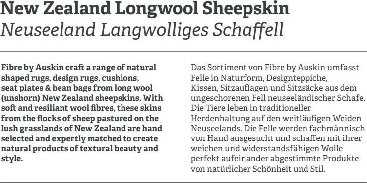 Perna din blana de oaie LW Noua Zeelanda, LW Heart Double Sided 40x33cm