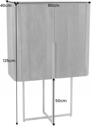 Bar design retro Gatsby 125cm Mango