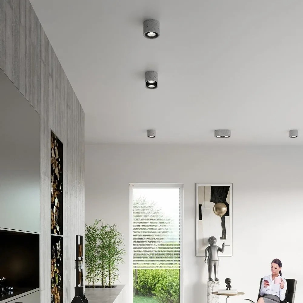 Spot gri 27x14 cm Spattio - Sollux