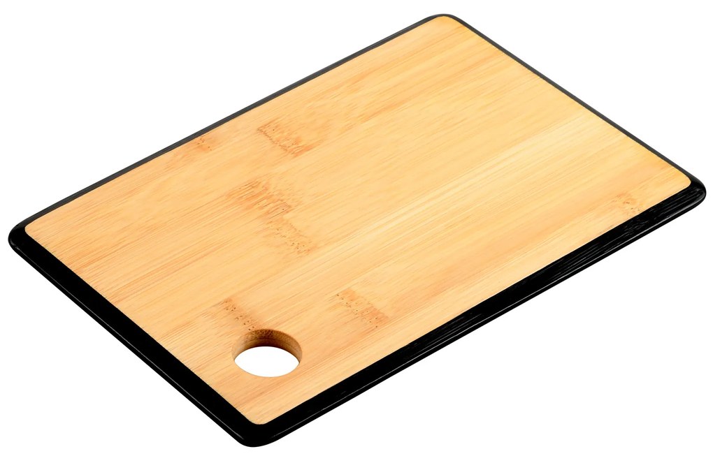 Blat de taiat din bambus, negru