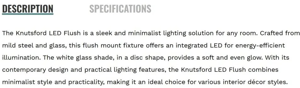 Plafoniera LED pentru baie IP44 Knutsford
