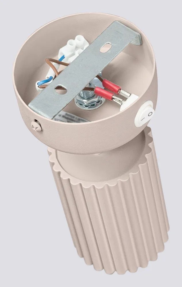 Spot taupe din metal 8x16 cm Gleam – Sollux