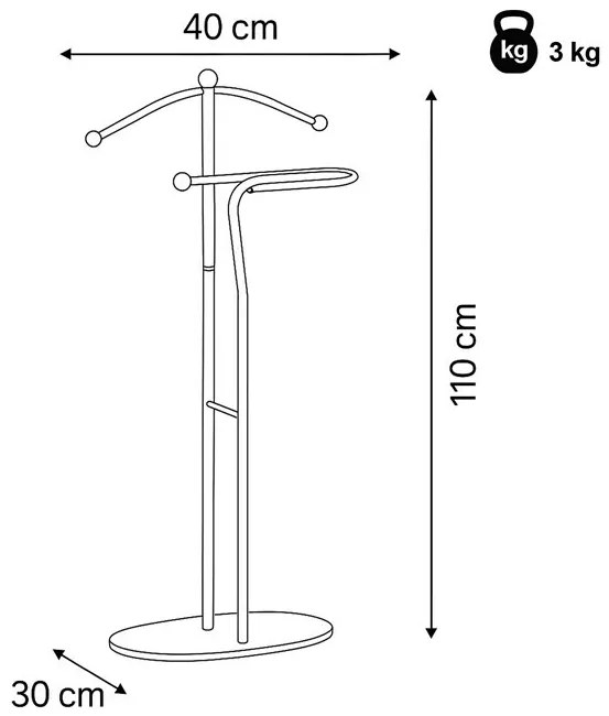 Suport de haine, crom + fag