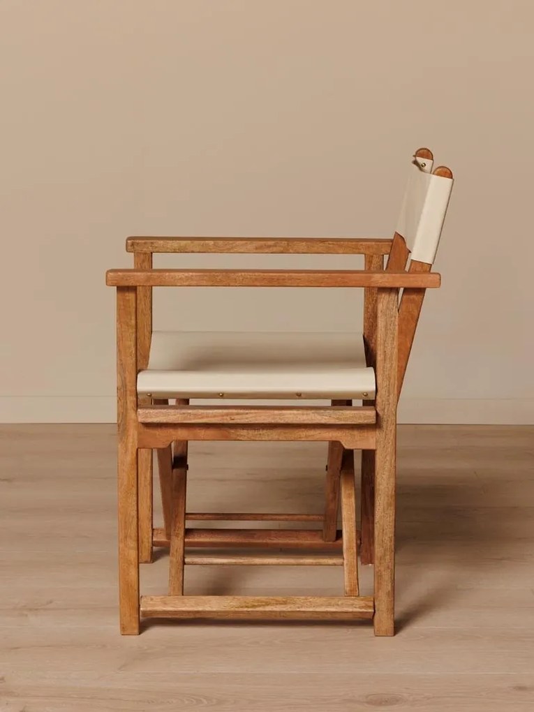 Scaun dining, pliabil, din piele naturala, Woody