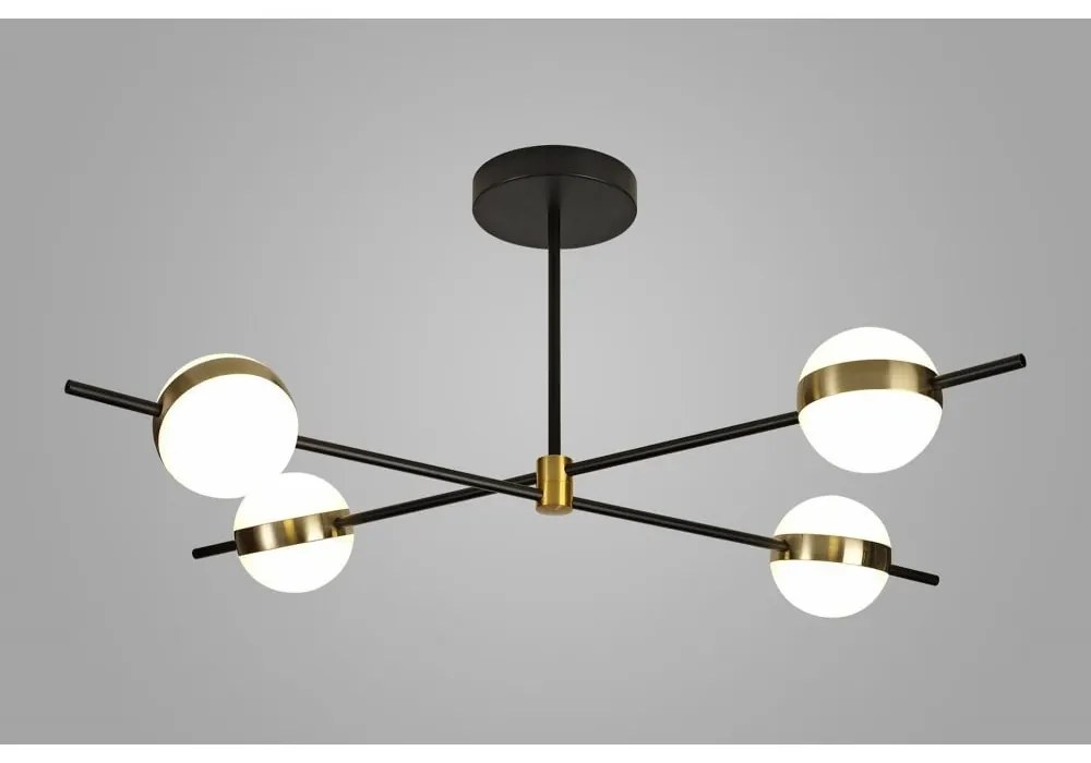 Lustra aplicata LED design Art Deco cu 4 surse de lumina Cuba