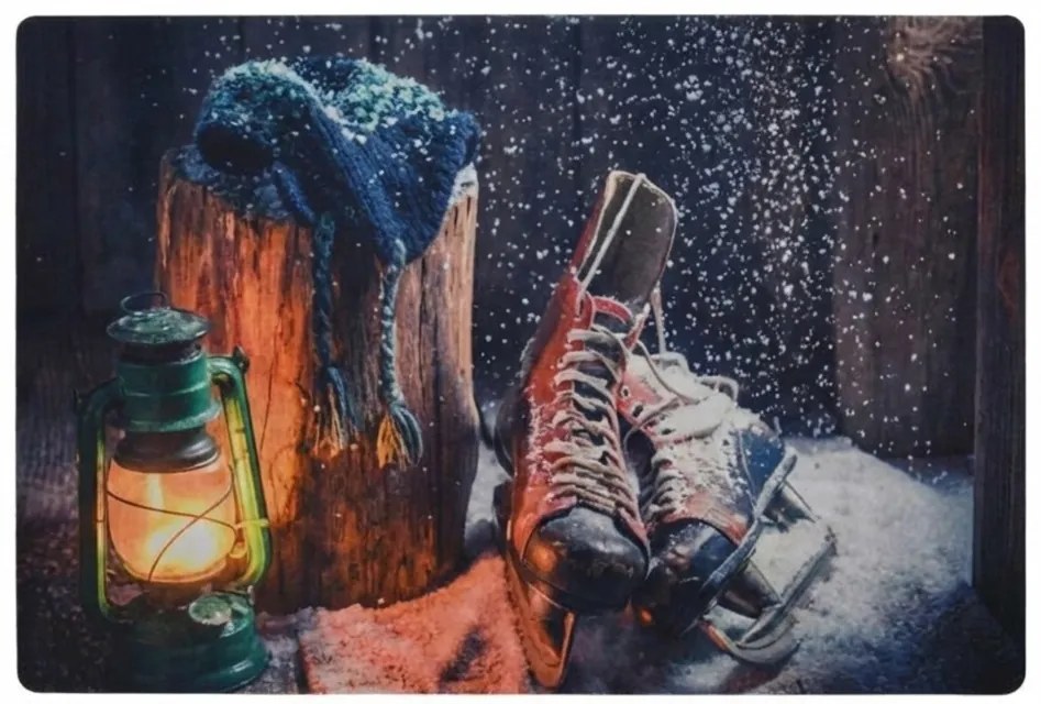 Covoras de Craciun RUSTIC WELCOME 38x58 cm - mai multe variante Varianta: Lumanare