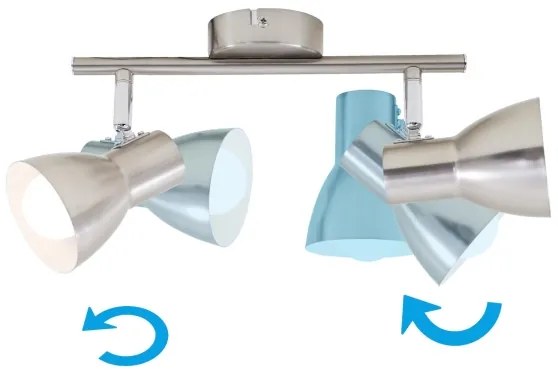 Spot Briloner 2860-022 2xE14/25W/230V