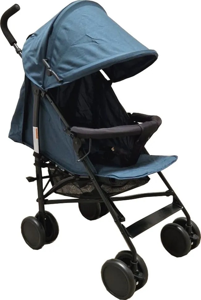 Carucior sport tip umbrela Baby Care™ PRO 818B, Spatar reglabil in 7 trepte, Pozitie somn, Amortizoare, Frana picior, Pliabil, Albastru Turquoise