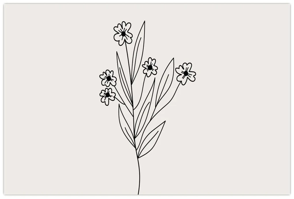 Tablou - Floare de pajiște N⁰1 (90x60 cm)