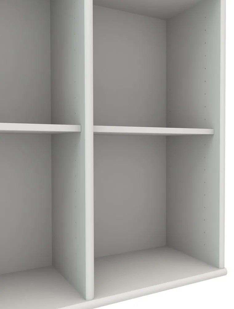 Etajeră / bibliotecă de perete Mistral 025, alb