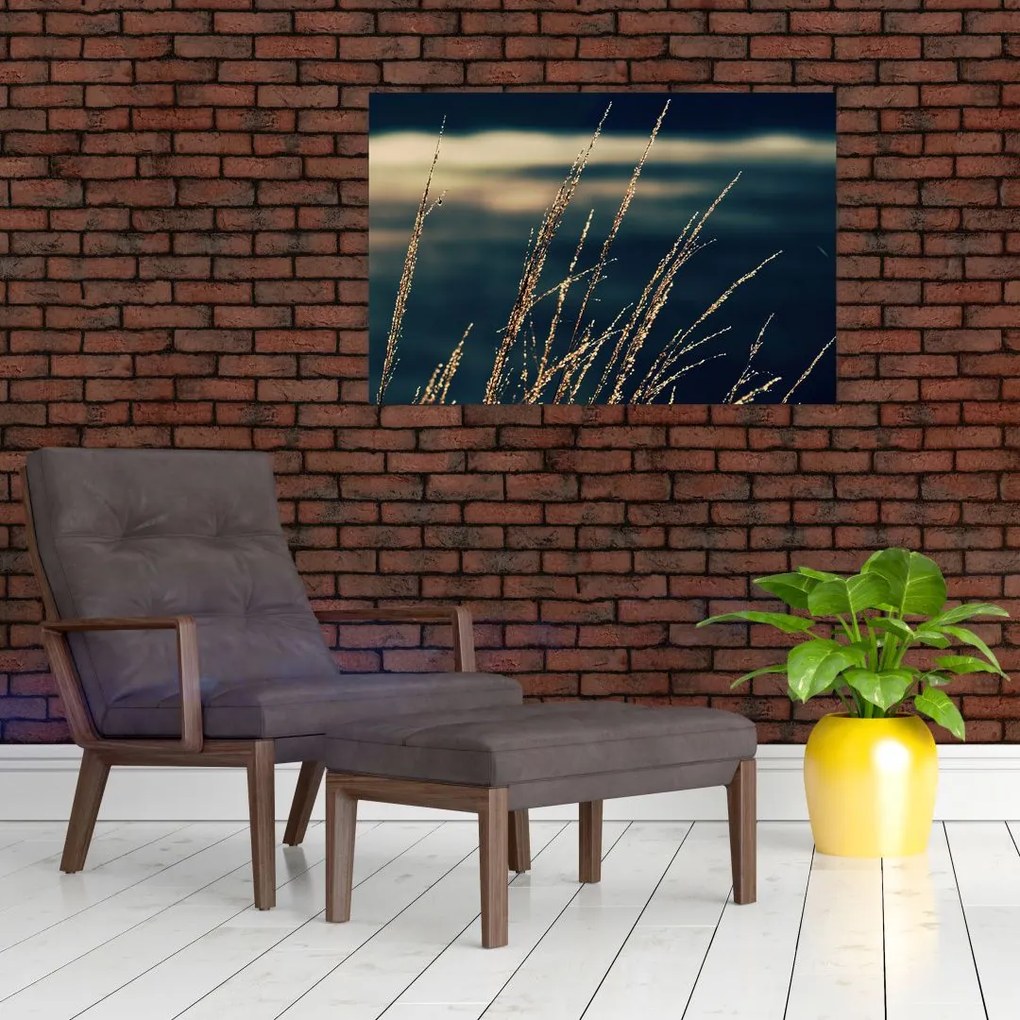 Tablou cu ierburi (90x60 cm)