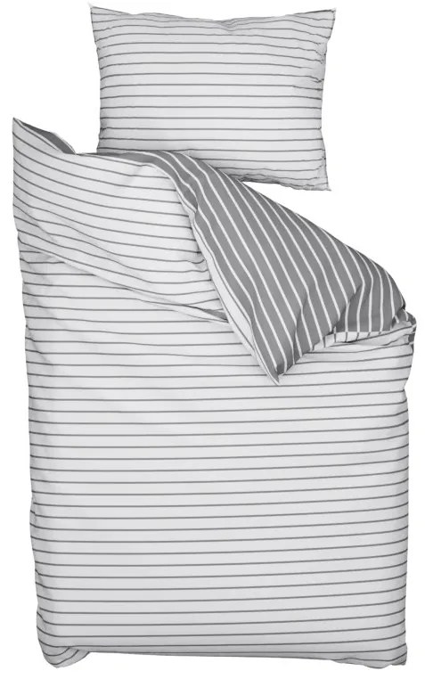 Lenjerie de pat din bumbac Caprivi gri nasture Dimensiune lenjerie de pat: 70 x 90 cm | 140 x 220 cm