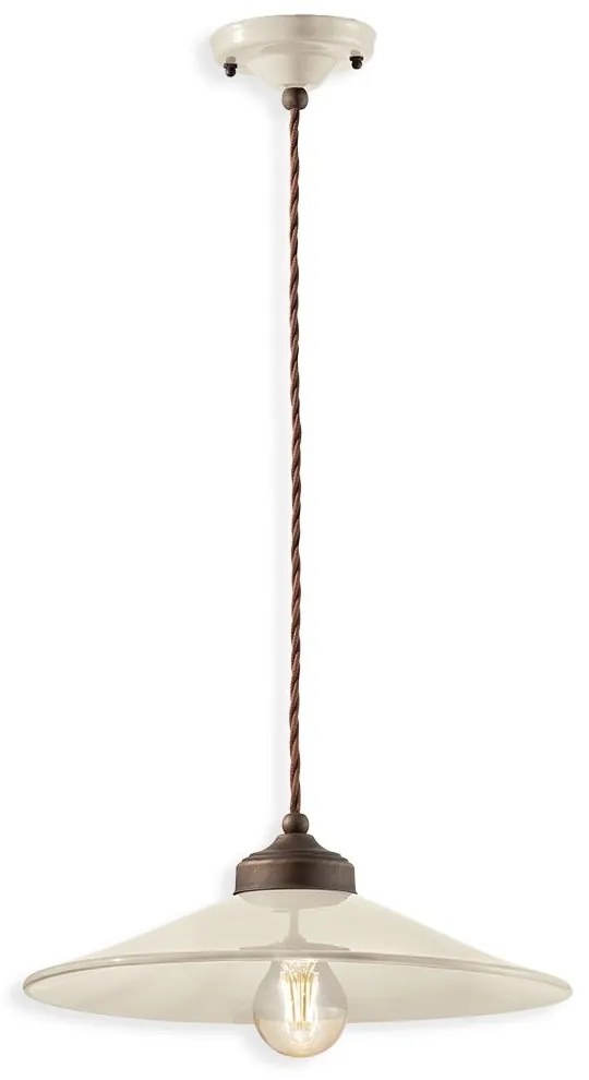 Pendul design retro realizat manual din ceramica si metal COLORS
