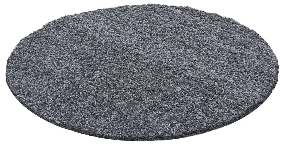 Covor gri închis rotund ø 200 cm Life – Ayyildiz Carpets