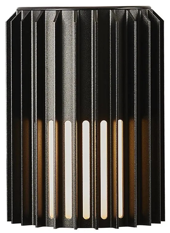 Aplica de perete exterior design nordic IP54 Aludra seaside negru
