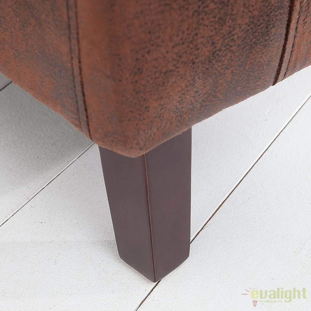 Fotoliu elegant si confortabil cu tapiterie din microfibra Hemingway, whisky braun A-38475 VC