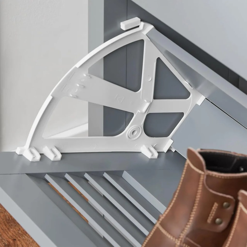 PANG10 - Pantofar 80 cm, pantofare, depozitare pantofi, mobilier hol - Gri