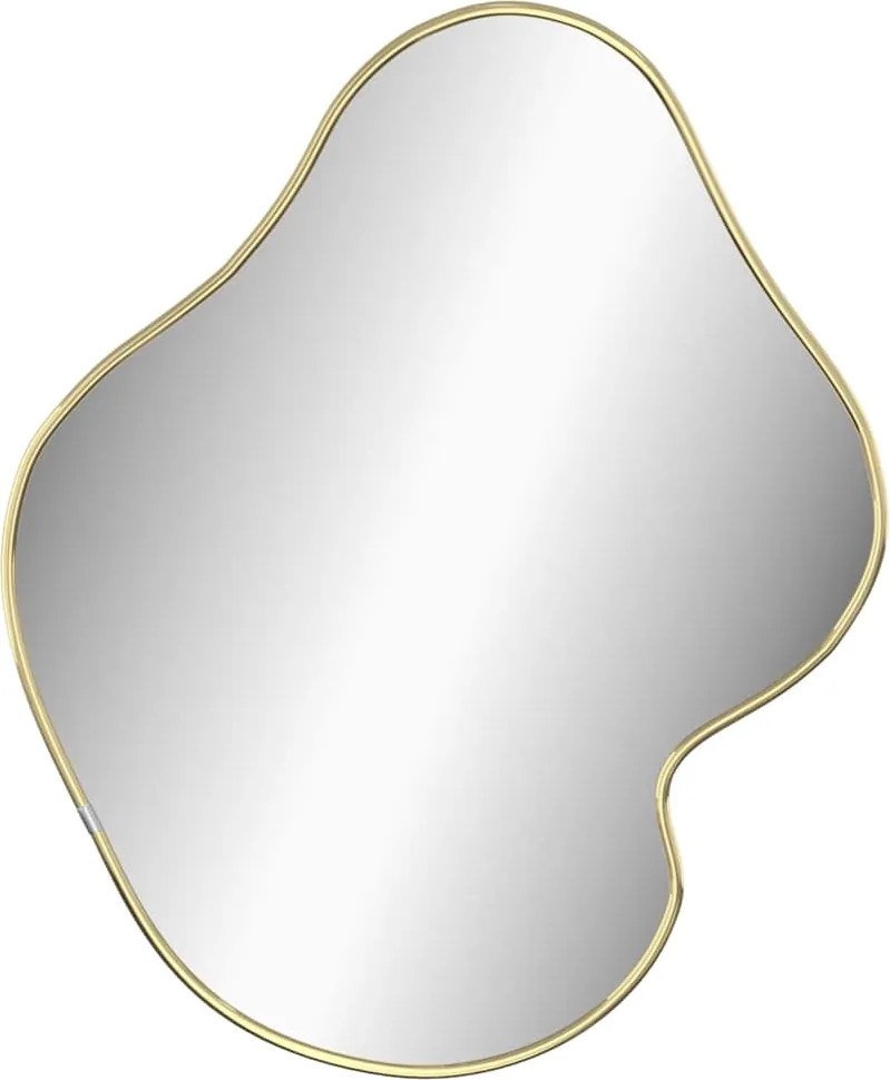 vidaXL Oglindă de perete, auriu, 50x40 cm