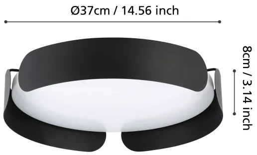 Plafonieră LED VALCASOTTO LED/21,6W/230V Eglo 99621