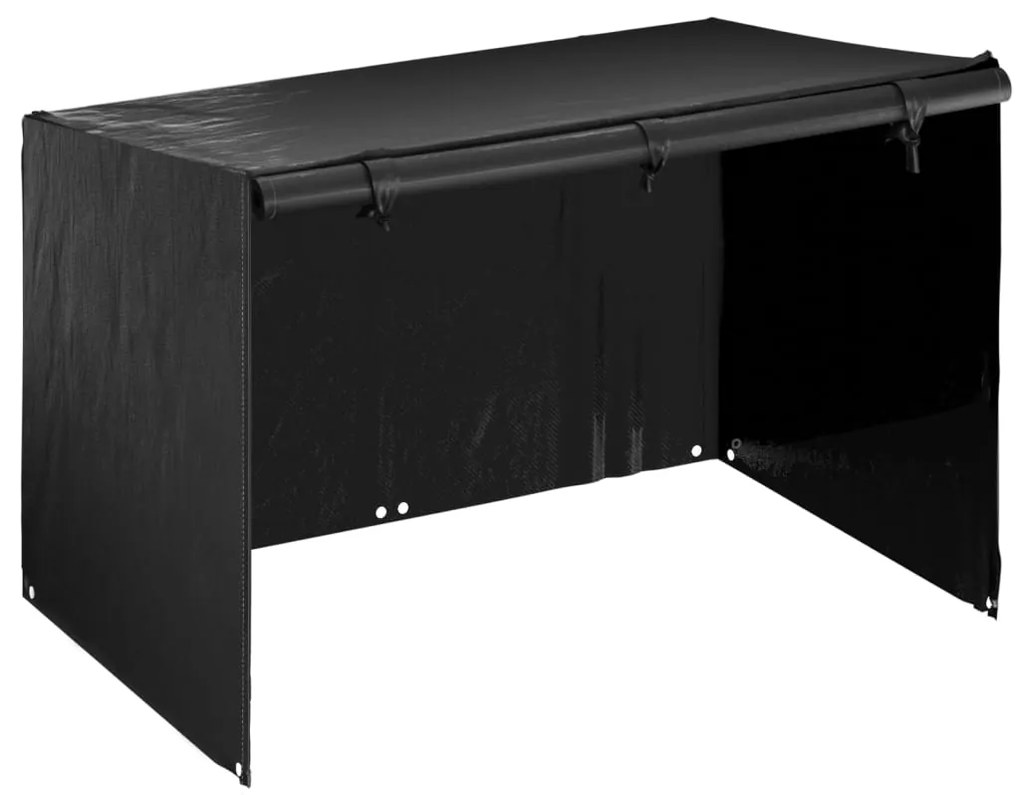 3155382 vidaXL Huse balansoar, 2 buc, 12 ocheți 215x150x130/150 cm polietilenă