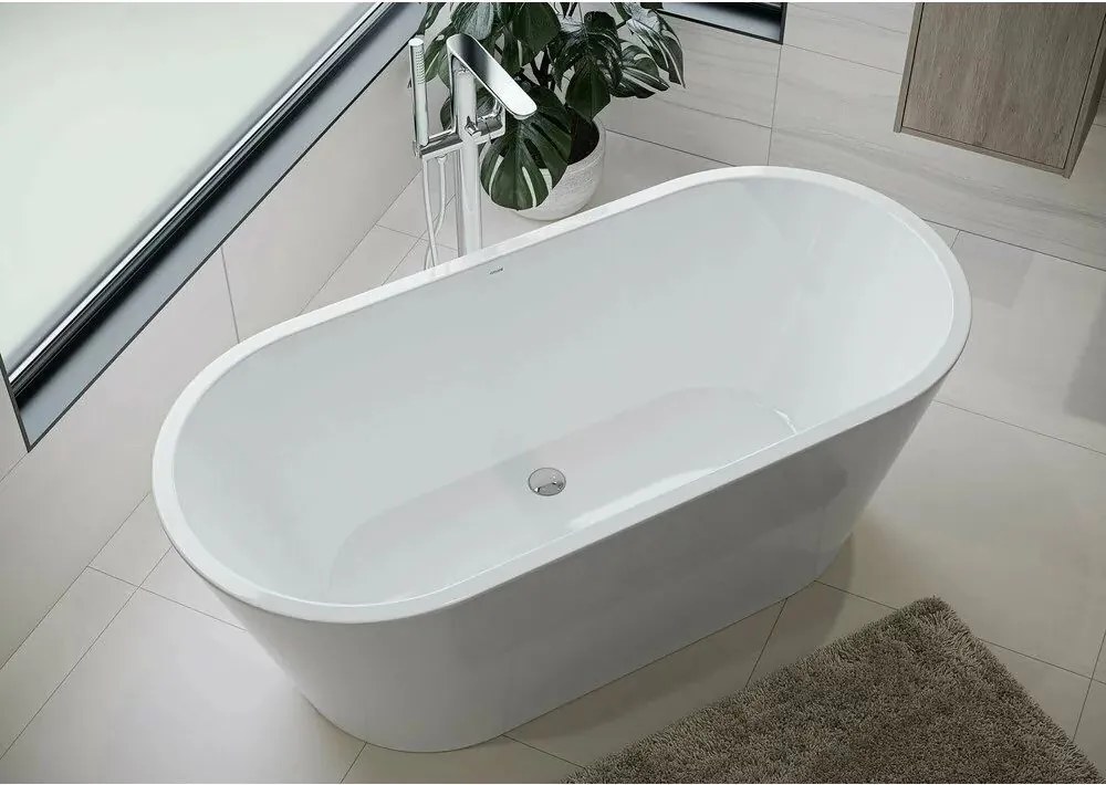 Cada freestanding ovala Cersanit Crea 160x75 cm