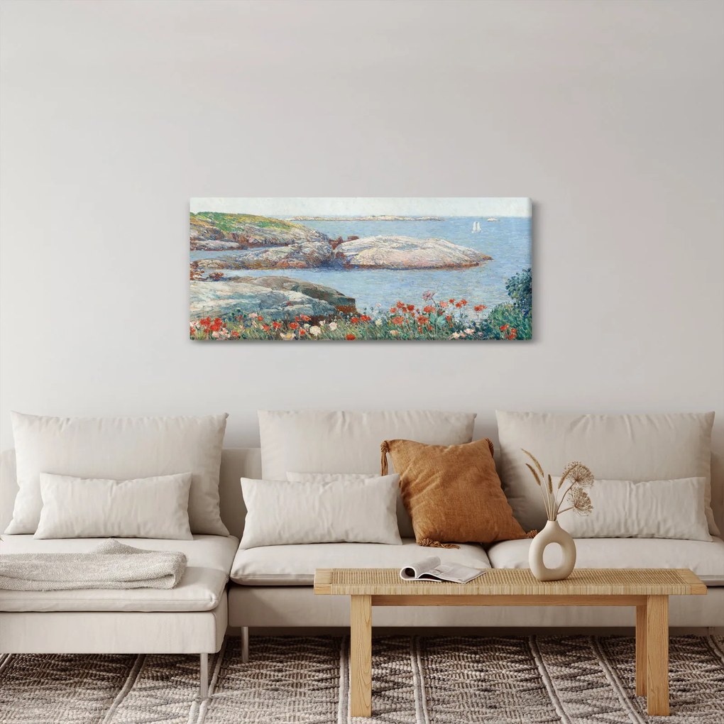 Tablou - Childe Hassam, Poppies, Isles of Shoals, reproducere (120x50 cm)