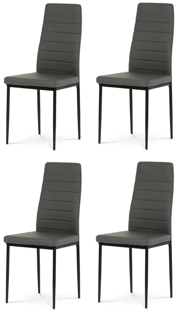 Set de scaune de sufragerie DCL-372 GREY, 4 buc.