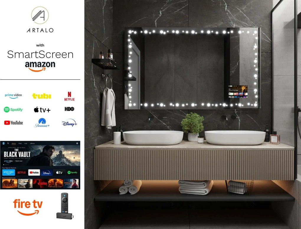 Oglindă LED cu iluminare M20 premium