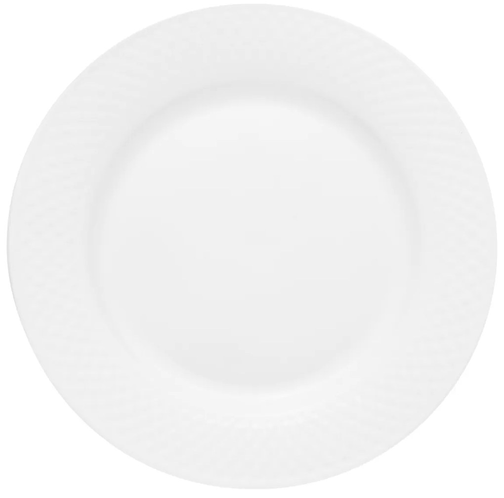 Serviciu de masa, 18 piese, 6 persoane, alb, Sonia