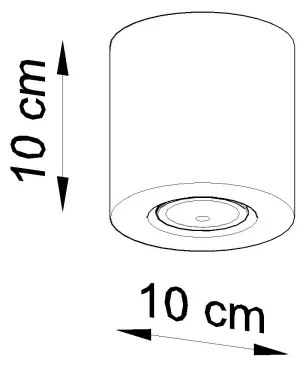 Plafonieră LED FRIDA 1xGU10/7W/230V Brilagi