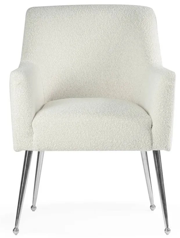 Fotoliu tapitat Amadeus silver – H90 cm