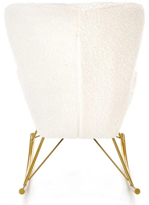 Scaun balansoar Liberto, crem