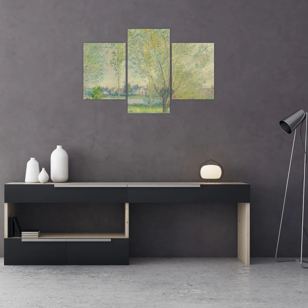 Tablou - Claude Monet, The Willows, reproducere (90x60 cm)