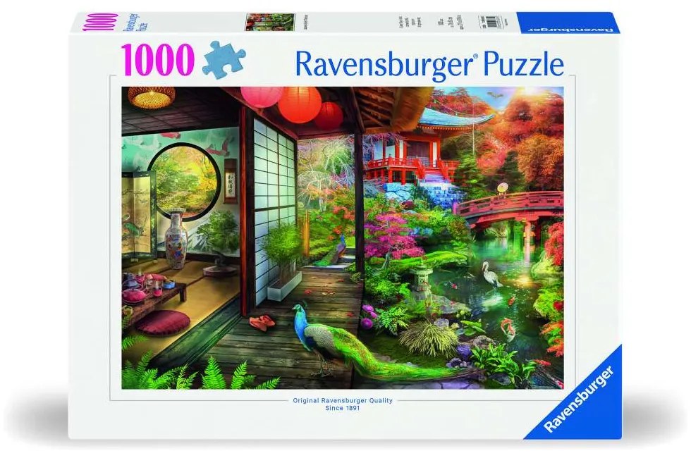 PUZZLE GRADINA JAPONEZA 1000 PIESE DESIGN NOU - RAVENSBURGER (RVSPA00635)