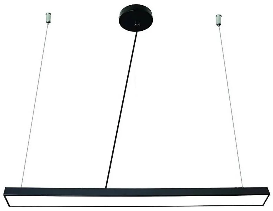 Lustră LED pe cablu LED/32W/230V 4000K d. 120 cm negru