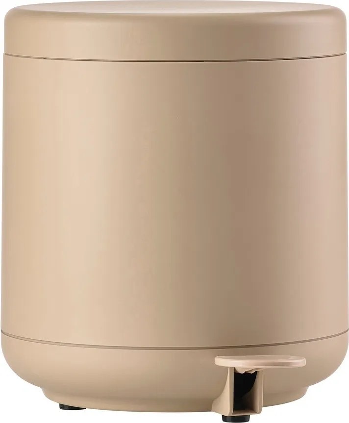 Coș de gunoi bej cu pedală 4 l Ume – Zone