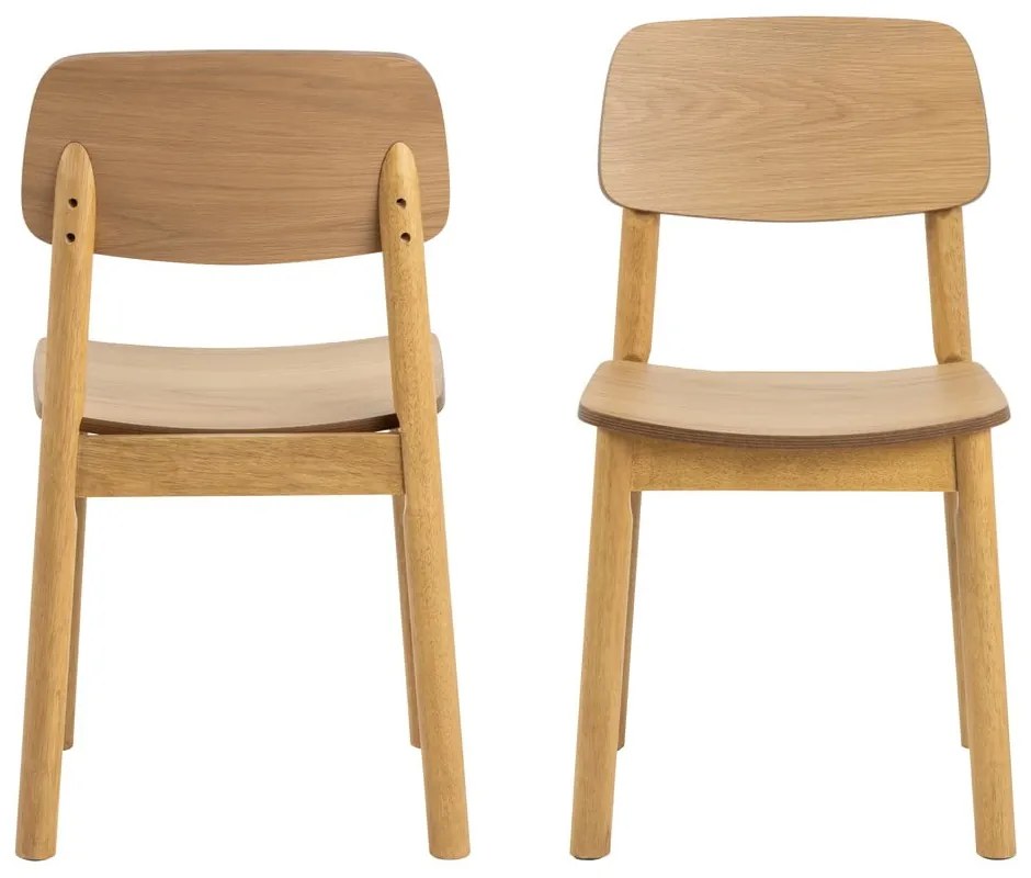 Scaun de dining în culoare naturală Barlow – Actona