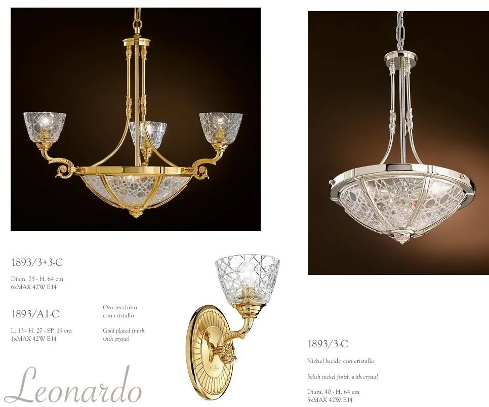 Lustra eleganta LUX realizata manual Leonardo