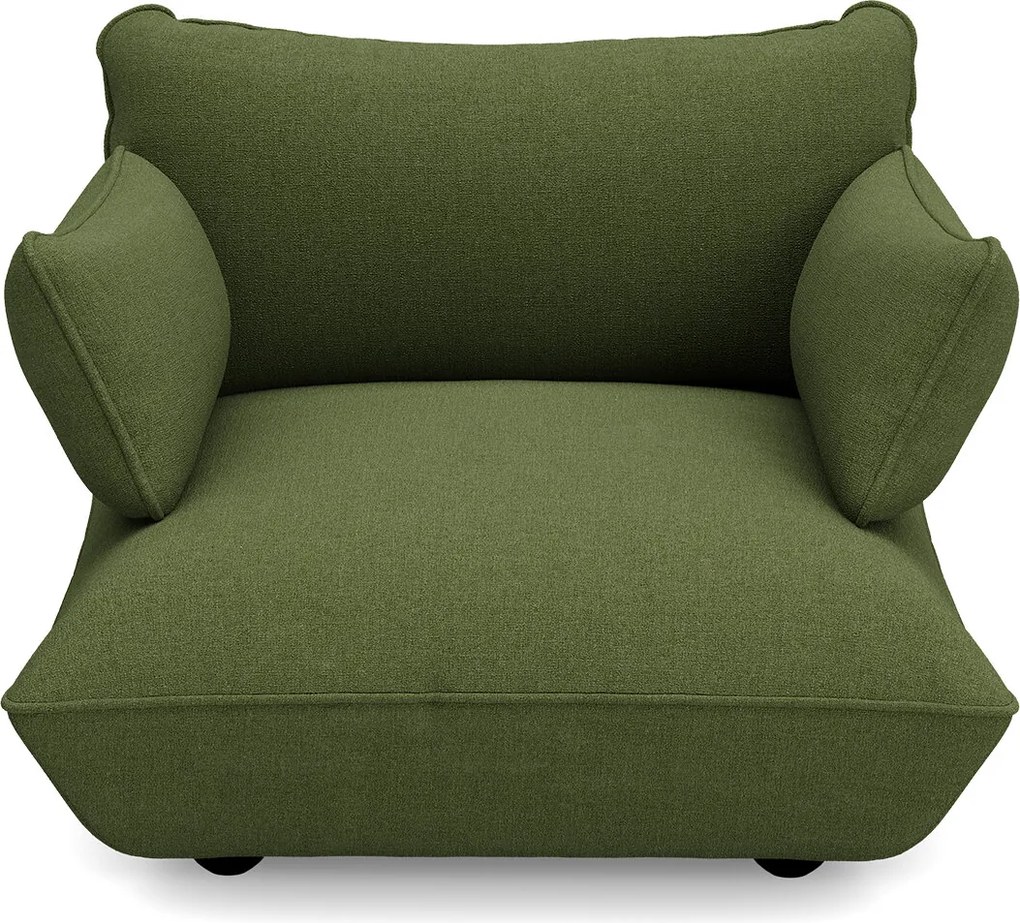 Canapea modulara Sumo Loveseat Bouclé, culori multiple - Fatboy Culoare: verde cu frunze