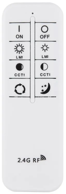 Lustra aplicata, Cristale K5, LED CCT, Telecomanda KLARA 40cm 68157-38 GL