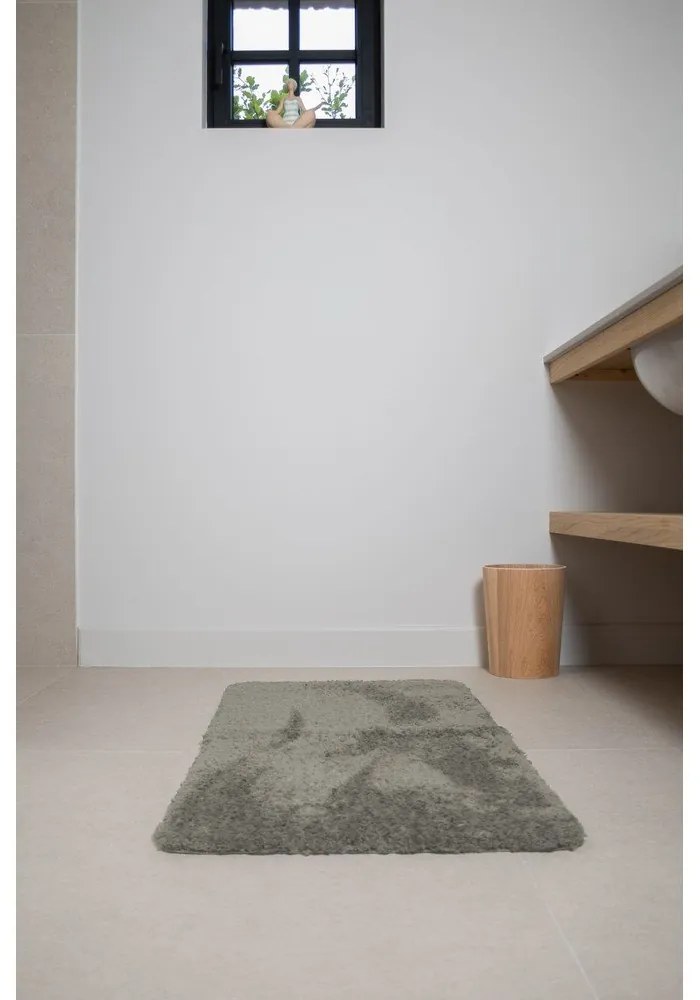 Covoraș antiderapant pentru baie Tiseco Home Studio Jule, 60 x 60 cm, maro