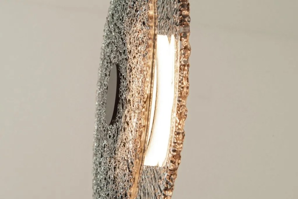 Lustra design modern LED DECO negru/ gri fumuriu