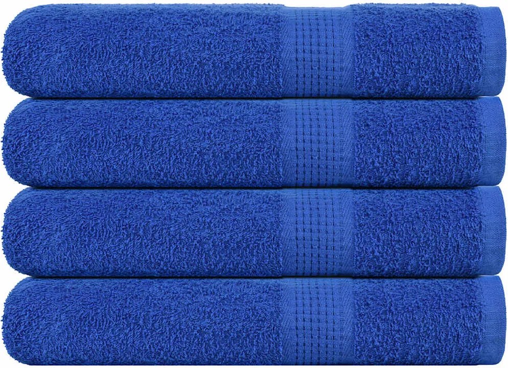 vidaXL Prosoape de saună, FROGN, 4 buc., albastru, 80x200 cm, 360 g/m²