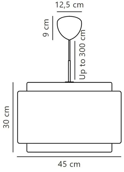 Lustră pe cablu DFTP by Nordlux TAKAI 1xE27/25W/230V