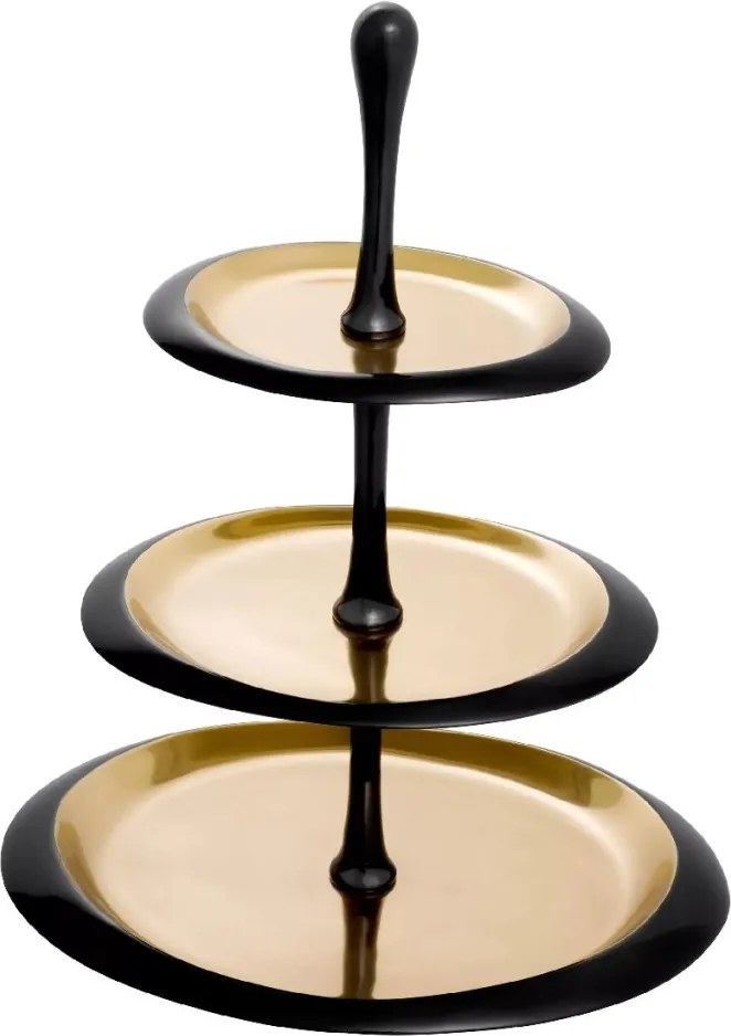 Suport prajituri, Trei platouri etajate design LUX Gitano L