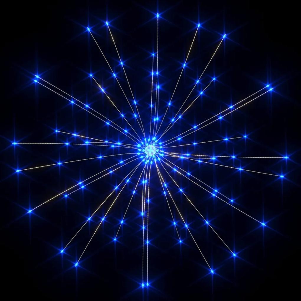 Lampa cu artificii de Craciun, 140 LED-uri, albastru, 20 cm 1, Albastru