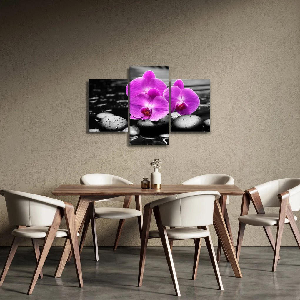Tablou - Orhidee violet (90x60 cm)